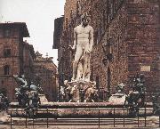 AMMANATI, Bartolomeo Fountain of Neptune   nnn Spain oil painting reproduction